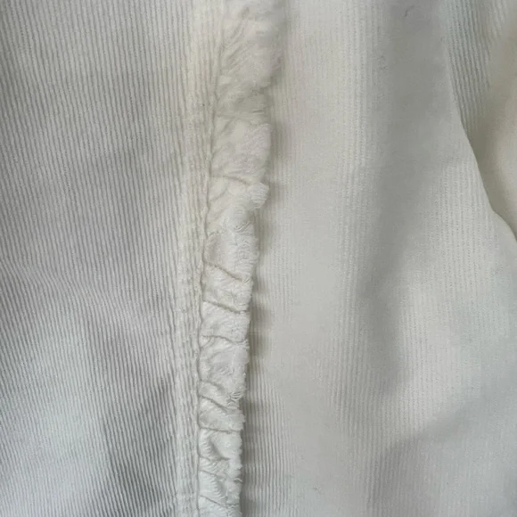 Something Navy Raw Edge Corduory Top blouse - Picture 5 of 9